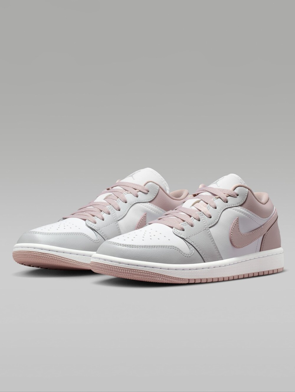 Jordan Women’s Low-Top Sneakers — White & Light Pink